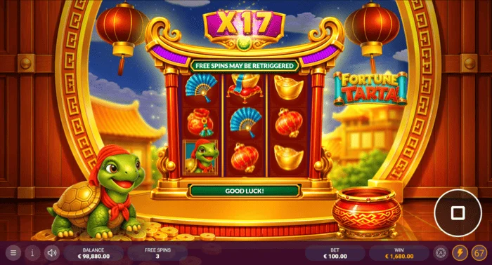 Fortune Tarta - Free Spins mode na may multiplier